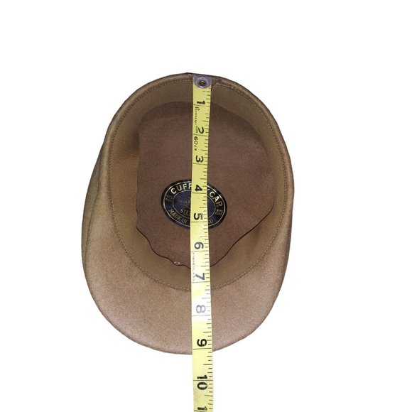Stetson Cuffley Cap Tan Wool Men's Hat Size Small WPL 6430 - Picture 9 of 9